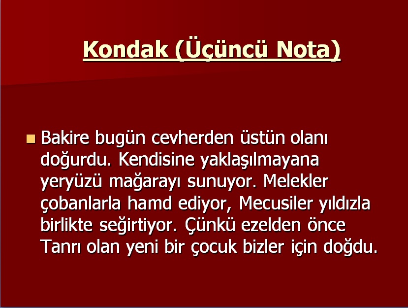 25 Aralık İsa Mesih’in doğumu