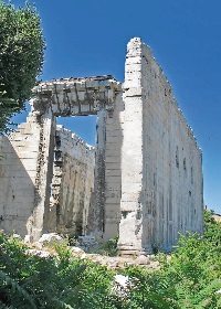 Aziz Clemens Kilisesi (Yeğenbey Camii) yangιn sonrasι kalιntιlarι