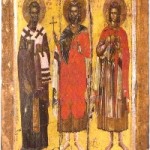 10 Aralık. Kutsal şehitlerden hoş sesli Menas, Hermoyenes ve Evgrafos