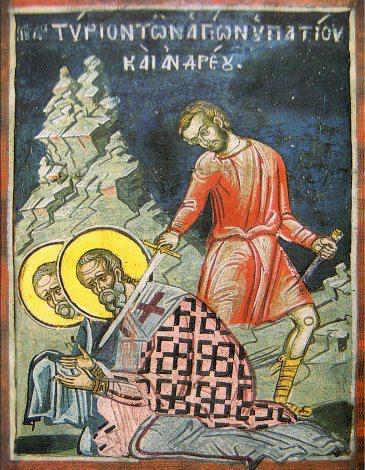 20 Eylül Aziz Şehitler Hipatios ve Andreas, Kutsal İkonaların İtirafçıları