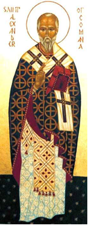12 Ağustos  Şehit Ruhban Aleksandros, Komana (Gümenek) Piskoposu 