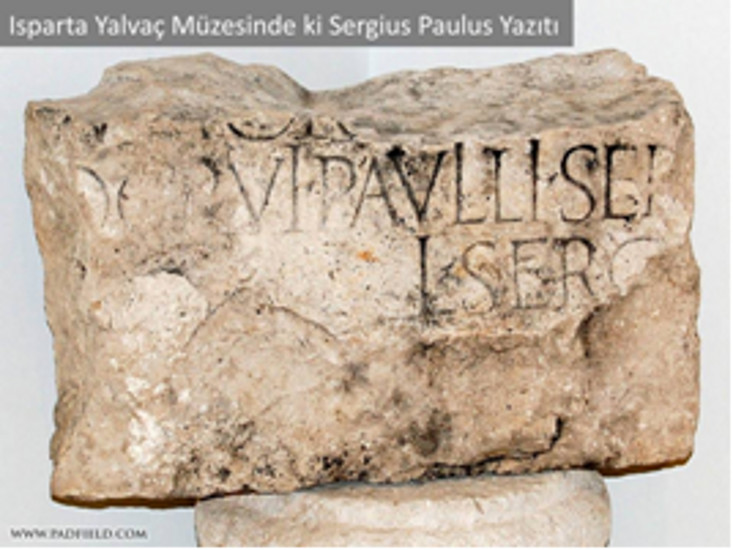  Luka’nın tarihsel kesinliliği: Sergius Paulus yazıtlatı