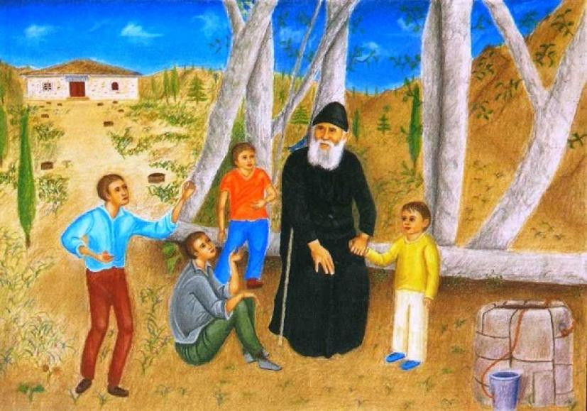 Aziz Paisios ve Hıristiyan ailesi